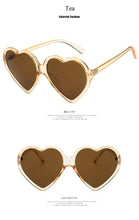 Load image into Gallery viewer, Love Heart Sunglasses Women 2022 Fashion cute sexy retro Cat Eye Vintage cheap Sun Glasses red purple tea UV400 Lens female