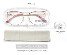 Load image into Gallery viewer, Metal Women Metal Glasses Frame Cat Eye Glasses Women Myopia Optical Clear Eyeglasses Frame Brand Designer Vintage