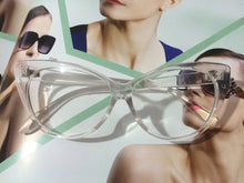 Load image into Gallery viewer, Vintage Ladies Eyeglasses Cat Eye Clear Glasses Frame Luxury Brand Design Glasses Women Eyewear Frames Optical Spectacle