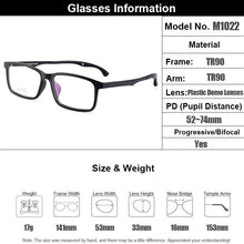 Carica l&#39;immagine nel visualizzatore di Gallery, Gmei Optical Urltra-Light TR90 Montature per vetri ottici da uomo Montatura per occhiali in plastica per occhiali da vista Miopia Oculos M1022 