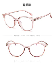 Load image into Gallery viewer, Cute Clear/Transparent/Fake Glasses Frame No Dioptric New Round Eyeglasses Women Fashion Round Eye Glasses Frame For Female