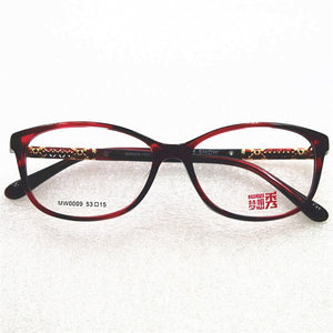 Retro Style Acetate Women Black Colour Quality Eye Glasses Frame 2017 New Arrival Fashion Style Spectacle For Women