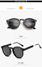 Load image into Gallery viewer, Retro Round Sunglasses Women Men Brand Design Transparent Female Sun glasses Men Oculos De Sol Feminino Lunette Soleil