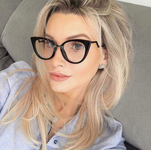 Anti-blue Light Optical Sexy Red Cat Eye Glasses Frames Women Glasses Fashion EyeGlasses