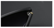 Load image into Gallery viewer, Classic Celebrity Sunglasses Women Vintage Retro Flat Top Oversized Sun Glasses Square Pilot Luxury Designer Large Black Shades