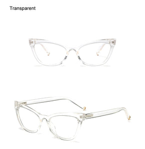 Ralferty Cat Eye Glasses Women Retro Transparent Clear Myopia Optic Frame Eyeglasses  Eyewear spectacle oculo de grau F95175