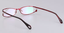 Load image into Gallery viewer, full Frames ladies Optics Eyeglasses women Clear Glasses Men Optical Metal Eye Glasses Frame red white for prescription eye