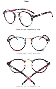 2022 Eye glasses Frame Women Men Transparent Round Spectacle Myopia Nerd Optical Glasses Frames Clear fake glasses Frame okulary