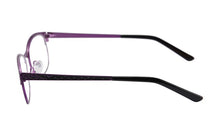 Carica l&#39;immagine nel visualizzatore di Gallery, Occhiali da vista di marca di moda Montature metalliche da donna mezzo bordo placcato montature per occhiali da vista oculos de grau femininos SR8003