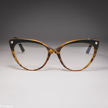 Load image into Gallery viewer, Cat Eye Glasses Frames Plastic titanium Women Trending Rivet Styles Optical Fashion Computer Glasses