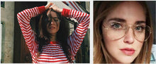 Load image into Gallery viewer, Classic Clear Glasses Gold Frame Vintage Sunglass Women Men Optical Aviation Eyeglasses Transparent Clear