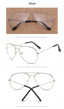 Load image into Gallery viewer, Hot Classic Clear Glasses Gold Frame Vintage Sunglass Women Men Optical Aviation Eyeglasses Transparent Clear Oculos De Grau