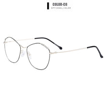 Carica l&#39;immagine nel visualizzatore di Gallery, Gmei Optical Urltra-Light Titanium Alloy Oval Women Full Rim Glasses Frames For Myopia Reading Prescription Eyeglasses M18014