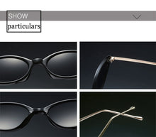 Carica l&#39;immagine nel visualizzatore di Gallery, Occhiali da sole Cat Eye da donna Occhiali da sole da donna di marca Designer Fashion Occhiali da sole con montatura piccola per tendenza femminile Glasees UV400 O5 