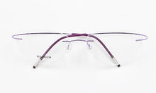 Load image into Gallery viewer, Rimless Glasses Frame Women Titanium Ultralight Eyeglasses Prescription Frameless Cat Eye Eyewear Myopia Optical Frame