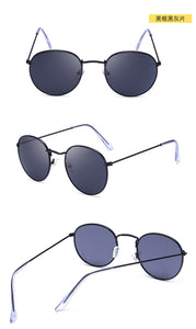 Luxury Sunglasses Women/Men Brand Designer Glasses Lady Oval Sun Glasses Small Metal Frame  Oculos De Sol Gafas