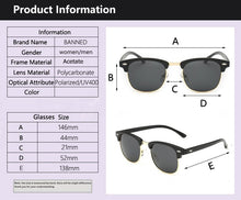 Load image into Gallery viewer, ROSYBEE UV400  Polarized Sunglasses men women Classic cool retro Sun glasses Coating  man Driving Shades fashion male oculos