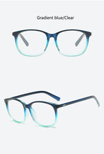 Carica l&#39;immagine nel visualizzatore di Gallery, Retro Glasses Transparent Square Optical EyeGlasses Frames Women Brand Designer Clear Fashion Fake Glasses Large Frames Eyewear