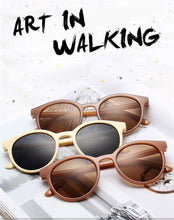 Load image into Gallery viewer, Small Round Sunglasses Women fashion Brand Designer Vintage Sun Glasses Ladies Shades Eyewear Mirror