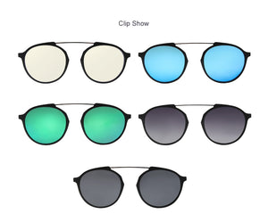 Bauhaus Brand Classic Clip On Sunglasses Men Women Magnet Eyewear Glasses Frames ultem Optical Glasses Frame