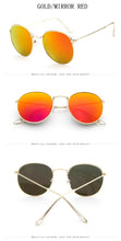 Load image into Gallery viewer, 2022 Retro Round Sunglasses Women Brand Designer Sun Glasses For Women Alloy Mirror Sunglasses female oculos de sol
