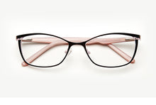 Load image into Gallery viewer, Metal Glasses Frame Women Brand Designer Female Vintage Cat Eye Prescription Eyeglasses Pink Full Myopia Optical Frames Eye