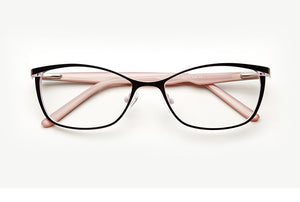 Metal Glasses Frame Women Brand Designer Female Vintage Cat Eye Prescription Eyeglasses Pink Full Myopia Optical Frames Eye