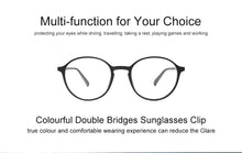Load image into Gallery viewer, Bauhaus Brand Classic Clip On Sunglasses Men Women Magnet Eyewear Glasses Frames ultem Optical Glasses Frame