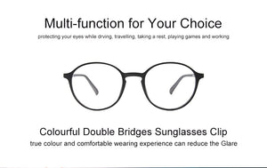 Bauhaus Brand Classic Clip On Sunglasses Men Women Magnet Eyewear Glasses Frames ultem Optical Glasses Frame
