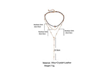 Load image into Gallery viewer, 17KM Multilayer Crystal Moon Necklaces &amp; Pendants For Women Vintage Charm Gold Choker Necklace 2020 Bohemian Jewelry Wholesale