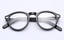 Load image into Gallery viewer, Smalj Round Handmade Acetate Frame Women eyeglasses Men Goggles Optical Spectacle Demi Myopia Optical Spectacle Myopia