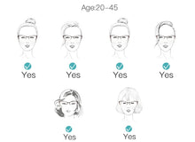 Load image into Gallery viewer, Metal Women Fashion Cat Eye Eyeglasses Frame Optical Glasses Frames Retro Eyeglasses Transparent Computer Glasses For Women
