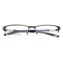 Load image into Gallery viewer, Gmei Optical Men Titanium Alloy Eyeglasses Frame for Men Eyewear Flexible Temples Legs IP Electroplating Alloy Spectacles Y2442