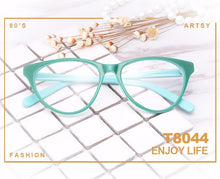 Load image into Gallery viewer, Sunglass Style Cat-Eye Hypoallergenic Acetate Full Rim Women&#39;s Optical Eyeglasses Frames With Spring Hinges Women Glasses Frame