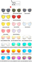 Load image into Gallery viewer, 2022 Retro Round Sunglasses Women Brand Designer Sun Glasses For Women Alloy Mirror Sunglasses female oculos de sol