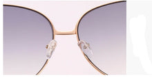 Load image into Gallery viewer, Fashion Oversized Sunglasses Women 2022 Brand Designer Big Square Sun Glasses Pearl Decoration Cat Eye Shades Butterfly Eyewear