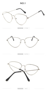 Cat Eye glasses Frame Women Fashion Clear glasses Lens Myopia Optical Glasses Frame oculos feminino occhiali da vista donna