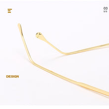 Load image into Gallery viewer, Retro glasses frame women cat eye eyeglasses Large transparent clear eye glasses frames for women  metal leg
