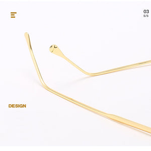 Retro glasses frame women cat eye eyeglasses Large transparent clear eye glasses frames for women  metal leg