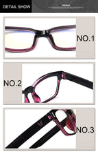 Load image into Gallery viewer, Retro Rectangle Eyeglasses Optical Frames Clear Lens Black Glasses Leopard Square Eyewear Spectacle Frames For Women Men