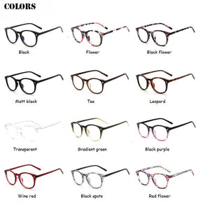 Spectacle Classic Women Round Eyeglasses Frame Brand Designer Men Nail Decoration Optical Glasses Reading Glasses