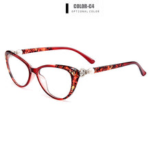 Carica l&#39;immagine nel visualizzatore di Gallery, Gmei Optical Ultralight TR90 Cat Eye Women Optical Glasses Frame Eyeglasses Frames For Women Myopia Hyperopia Spectacles M1711