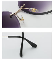 Load image into Gallery viewer, Rimless Sunglasses Women Fashion Designer Sun Glasses Metal Farme Gradient Shades Cutting Lens Famale Goggles  UV400