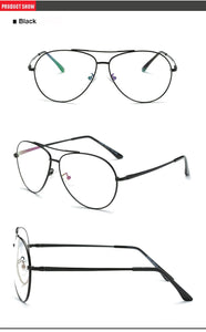 Gmei Occhiali da sole retrò ottici Montature da vista per occhiali da vista Miopia Lega di metallo Donna Uomo Occhiali da vista Oculos De Grau Eyewear A27032 