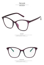 Carica l&#39;immagine nel visualizzatore di Gallery, Cat Eye glasses Frame Women Retro Black Clear Optical Glasses Frame Spectacle Gafas oculos eyewear Transparent fake glasses 2022