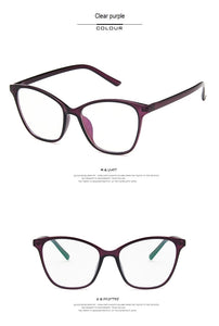 Cat Eye glasses Frame Women Retro Black Clear Optical Glasses Frame Spectacle Gafas oculos eyewear Transparent fake glasses 2022
