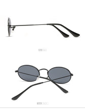Load image into Gallery viewer, Small Oval Mirror Sunglasses For Women Luxury 2022  Men Brand Designer Eyewear Shades Ladies Alloy Sun Glasses UV400 Eyeglasses