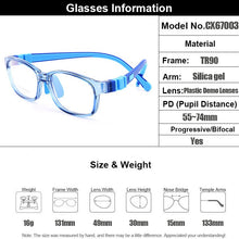 Load image into Gallery viewer, Gmei Optical Children&#39;s Glasses Ultra-light Flexible TR90 Silica Gel Comfortable Safe Full Rim Kids Eyeglass Frames CX67003