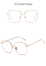 Carica l'immagine nel visualizzatore di Gallery, Spectacles Square Transparent Glasses Women Vintage Round Computer Anti blue Eyeglasses Ladies Fashion Retro Clear