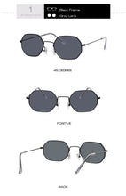 Load image into Gallery viewer, Hexagon Yellow Sunglasses Women Retro Brand Designer Classic Sun Glasses For womenLuxury Ladies Sunglasses Mirror Female Oculos